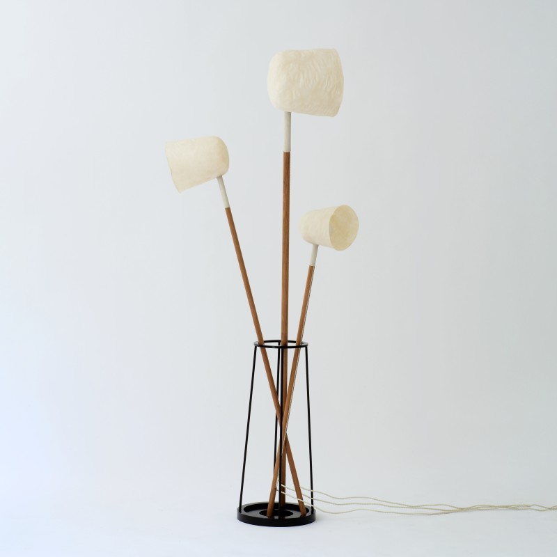 <a href=https://www.galeriegosserez.com/gosserez/artistes/bertrand-gravier-elise-gabriel-.html>Elise Gabriel & Bertrand Gravier</a> - Les Perchées - Floor lamp